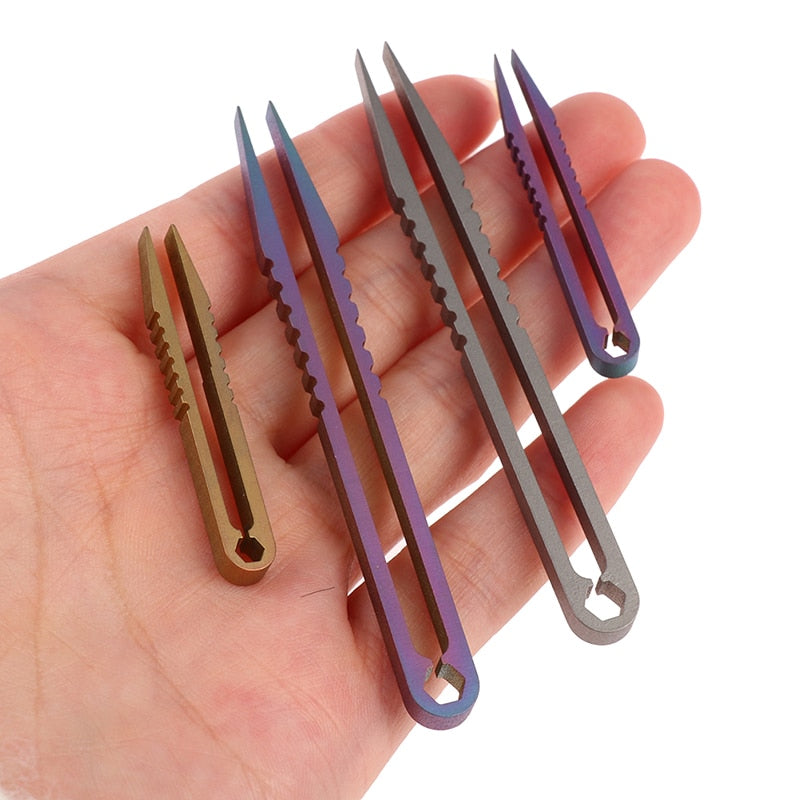 Clip Titanium Tweezers